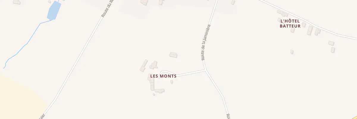 Plan du 306 Rte de la Jaminière à Hauteville-la-Guichard