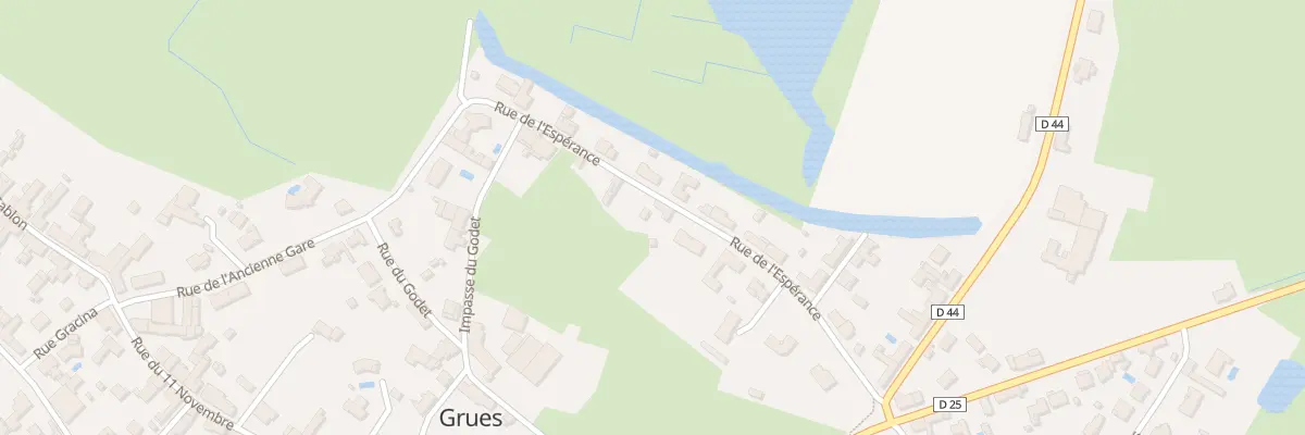 Plan du 21 Rue de l’espérance à Grues