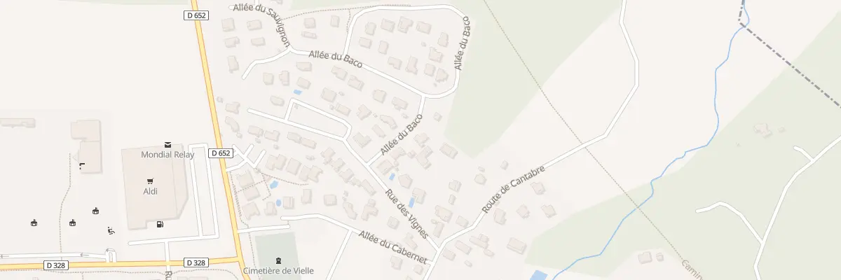 Plan du 62 Allée du Baco à Vielle-Saint-Girons