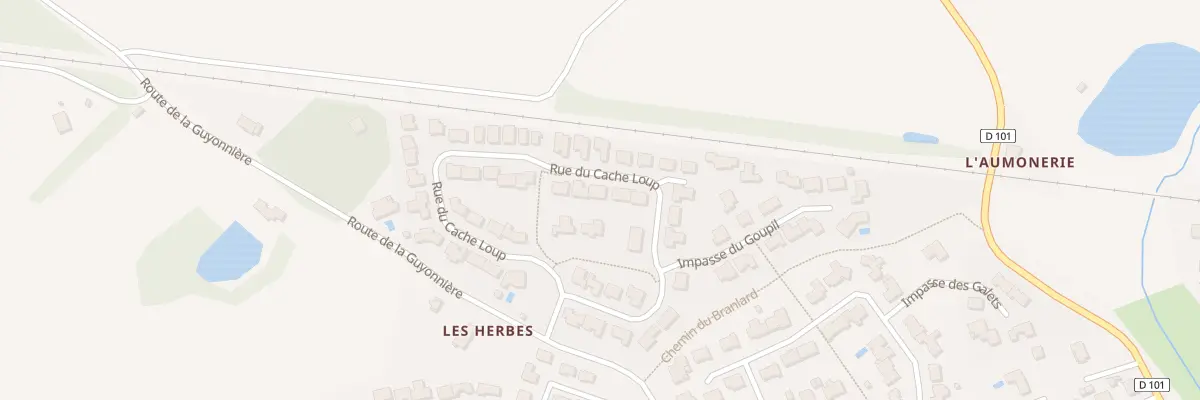 Plan du 26 Rue du cache loup à La Chaize-le-Vicomte