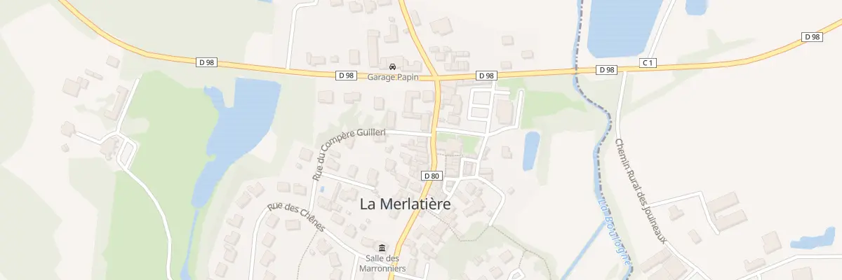 Plan du 6 Rue de la ferrière à La Merlatière