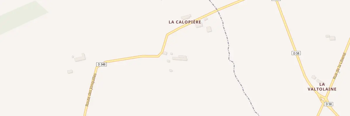 Plan du 2 La Calopiere à Saint-Denis-le-Gast
