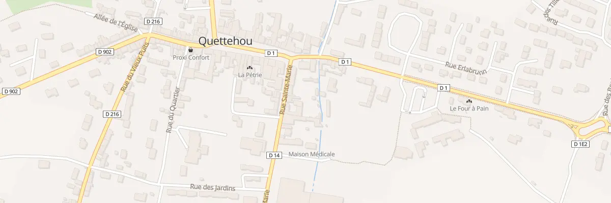 Plan du 5 Rue Sainte Marie à Quettehou