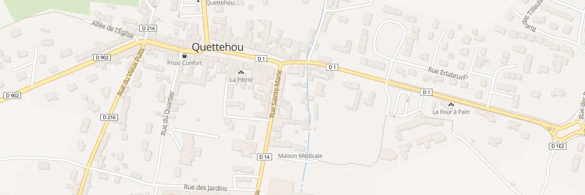 Plan du 3 Rue Sainte Marie à Quettehou