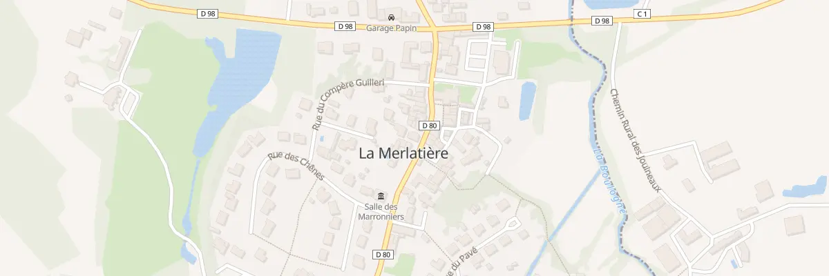 Plan du 5070 Rue de la ferrière à La Merlatière