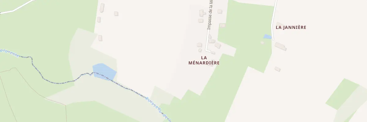 Plan du 5118 La Menardiere à La Godefroy