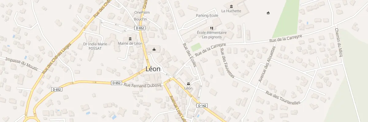 Plan du 51B Rue de la Poste à Léon