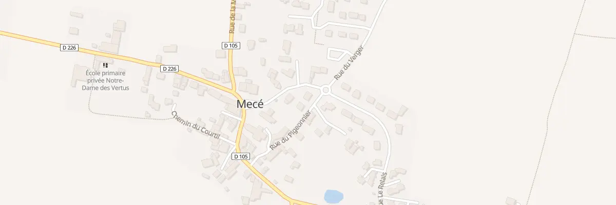 Plan du 3 Rue du Pigeonnier à Mecé
