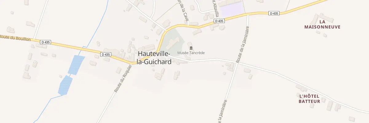 Plan du 285 Rue l’Eglise Notre Dame à Hauteville-la-Guichard