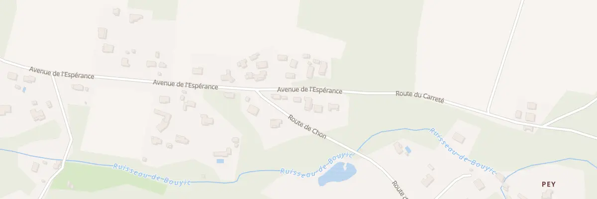 Plan du 2160 Rte du Carrete à Soustons