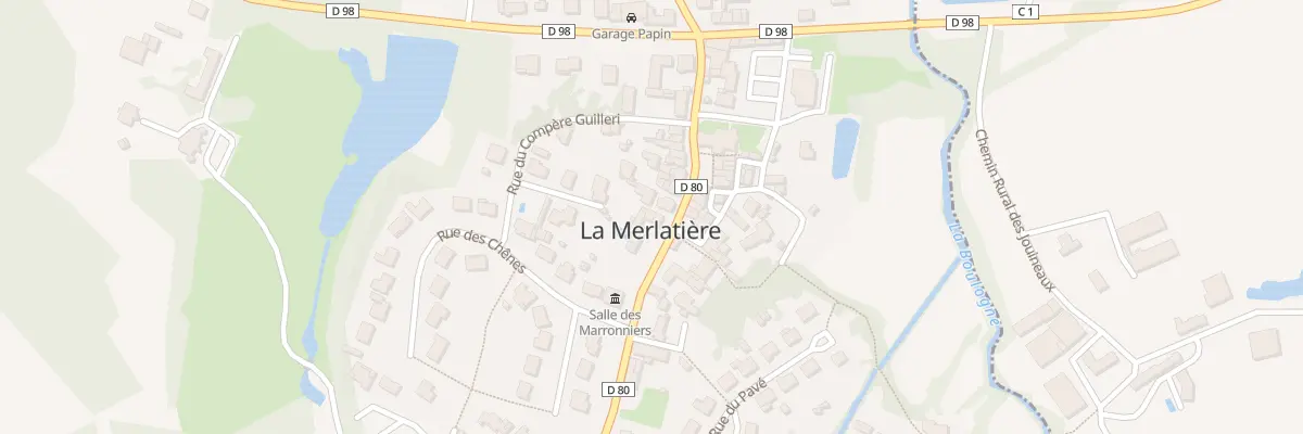 Plan du 30 Rue de la ferrière à La Merlatière