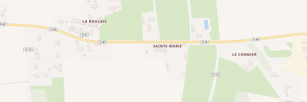 Plan du 5469 Sainte Marie à Erbray