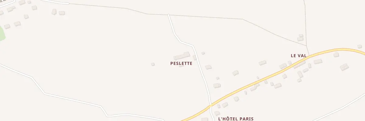 Plan du 1 Le Peslette à Montpinchon