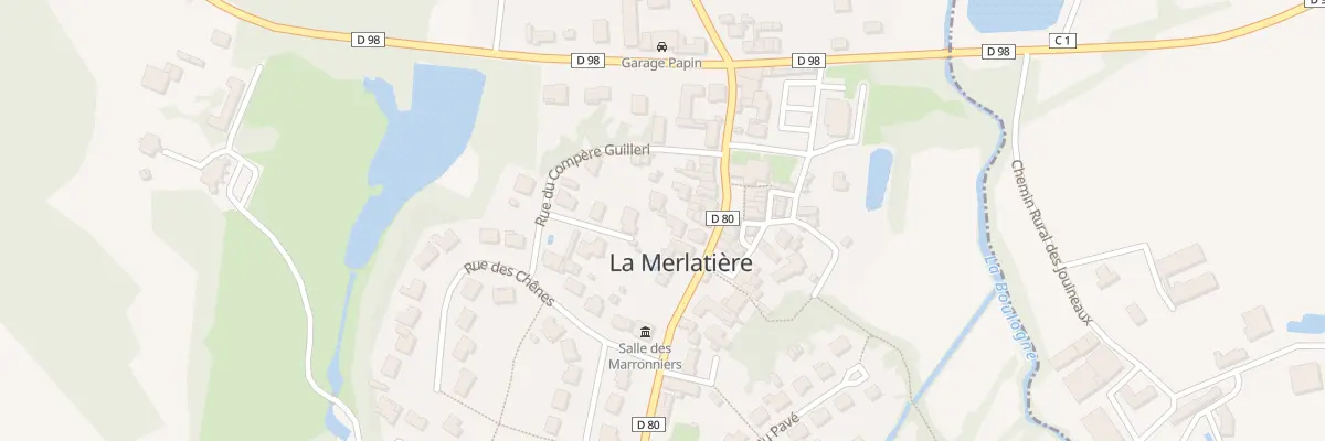 Plan du 26 Rue de la ferrière à La Merlatière