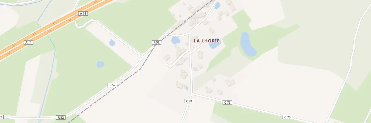 Plan du 145 La Lhorie à Oudon