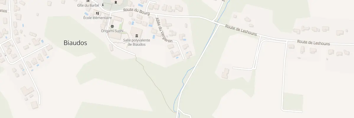 Plan du 90 All du Vergeron à Biaudos