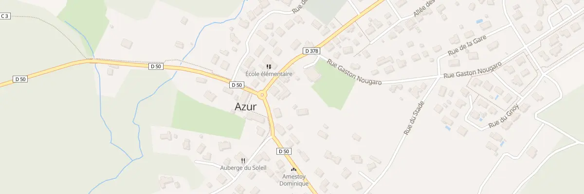 Plan du 19 Av Emile Sescousse à Azur
