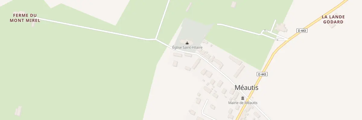 Plan du 3 Rue de l’Eglise à Méautis