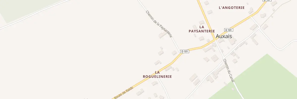 Plan du 5054 La Paysanterie à Auxais