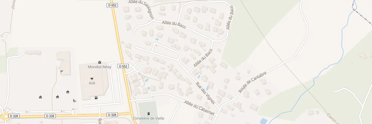 Plan du 25 Allée du Baco à Vielle-Saint-Girons