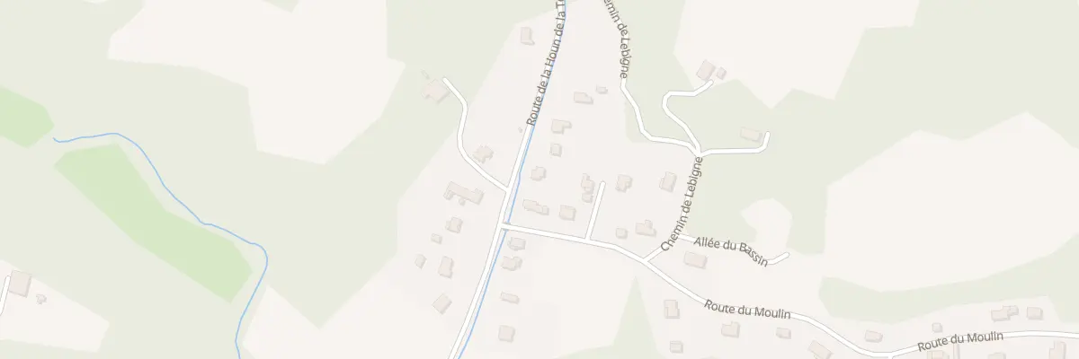 Plan du 523 Rte de la Houn de le Teoule à Biaudos