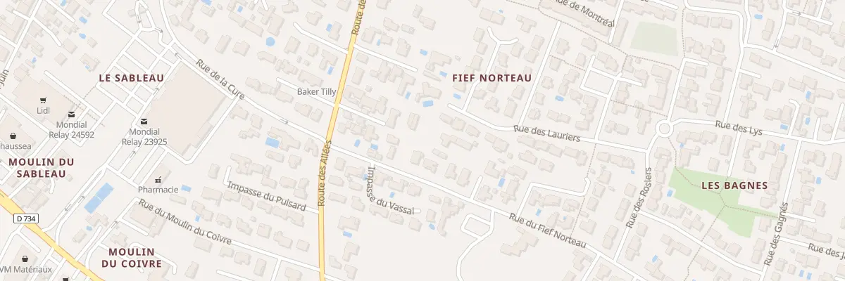Plan du 11 Rue du Fief Norteau à Saint-Pierre-d’Oléron