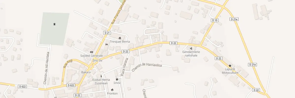 Plan du 22 Rue de Navarre à Hasparren