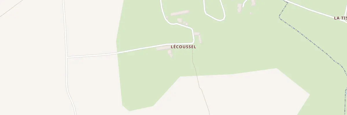 Plan du 2 Lécoussel à Maen Roch