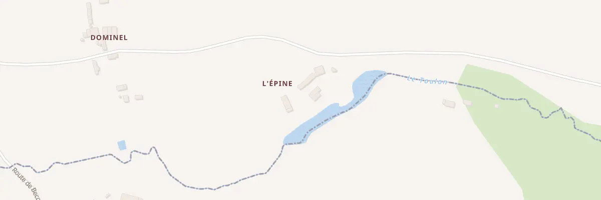 Plan du 5089 L’Épine à Forges-la-Forêt