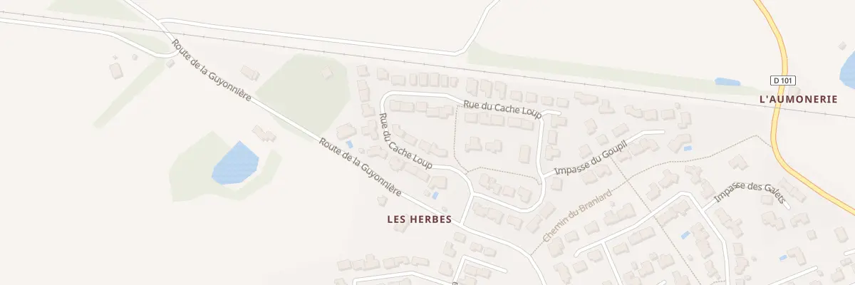 Plan du 6 Rue du cache loup à La Chaize-le-Vicomte