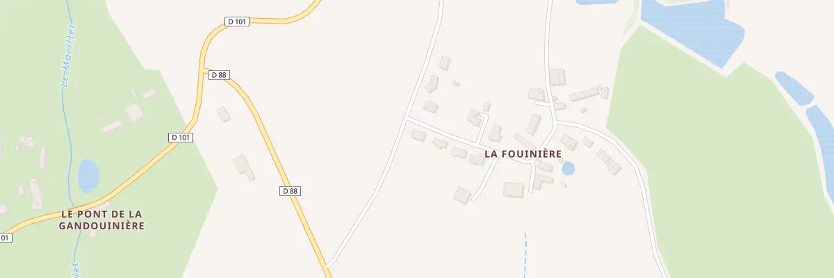 Plan du 16 La Fouinière à La Chaize-le-Vicomte