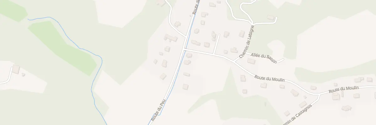 Plan du 30 Rte du Moulin à Biaudos