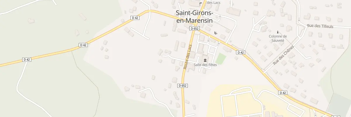 Plan du 3282 Rte des Lacs à Vielle-Saint-Girons
