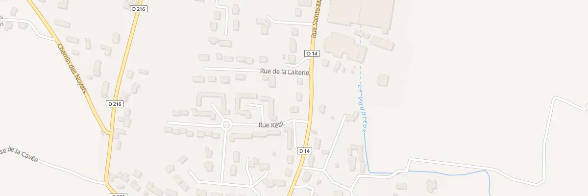 Plan du 32 Rue Sainte Marie à Quettehou