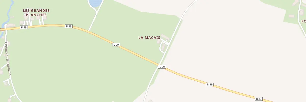 Plan du 1 La Macais à Champeaux