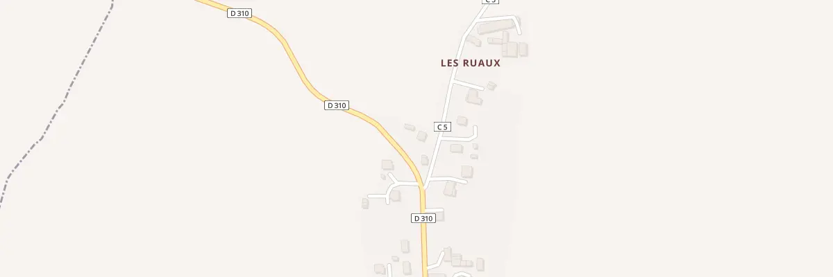 Plan du 4 Les Ruaux à Arbrissel