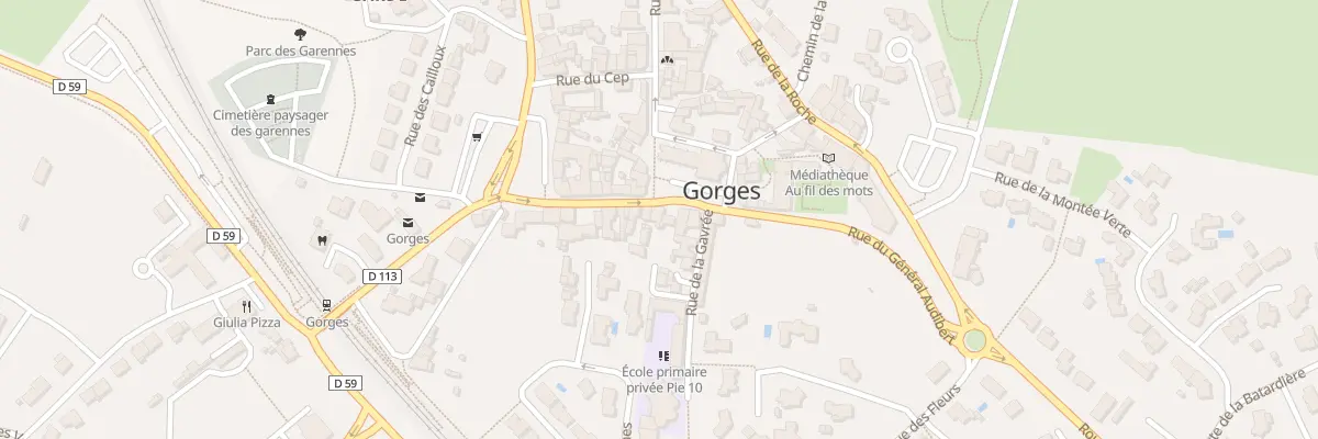 Plan du 9 Rue Gen Audibert à Gorges