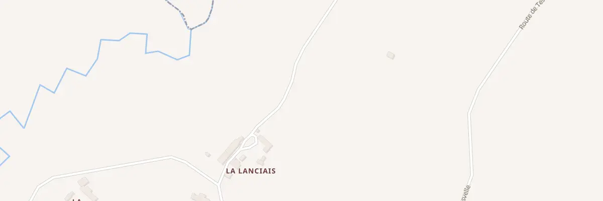 Plan du 3 La Lanciais à Saint-Aubin-de-Terregatte