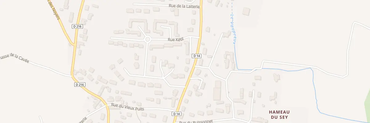 Plan du 40 Rue Sainte Marie à Quettehou