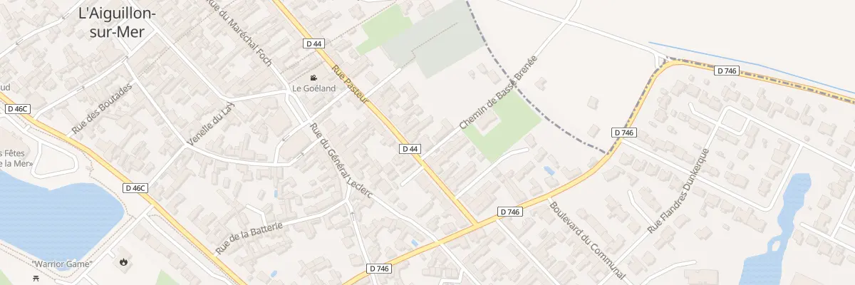 Plan du 14 Rue pasteur à L’Aiguillon-la-Presqu’île