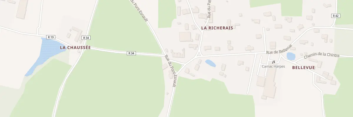Plan du 3 Rue du Paradis à Mouzeil