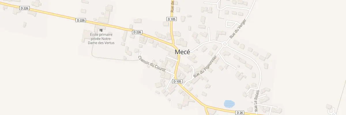 Plan du 2 Impasse de la Cour Fermée à Mecé