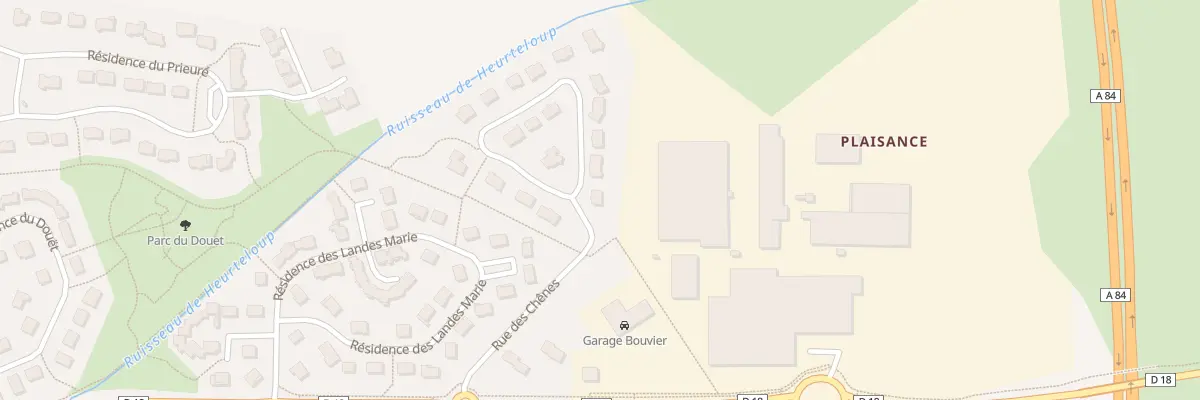 Plan du 2 Lot Residence des Chenes à Saint-Sauveur-des-Landes