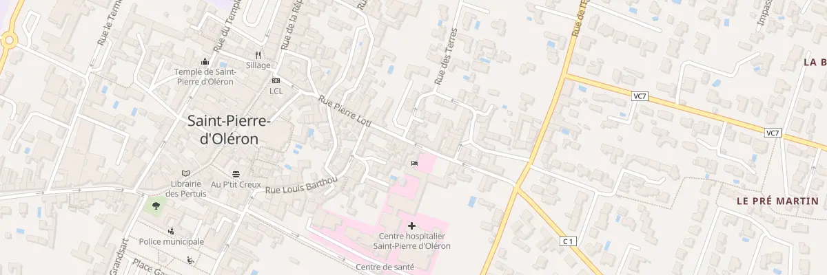 Plan du 25 Rue Pierre Loti à Saint-Pierre-d’Oléron