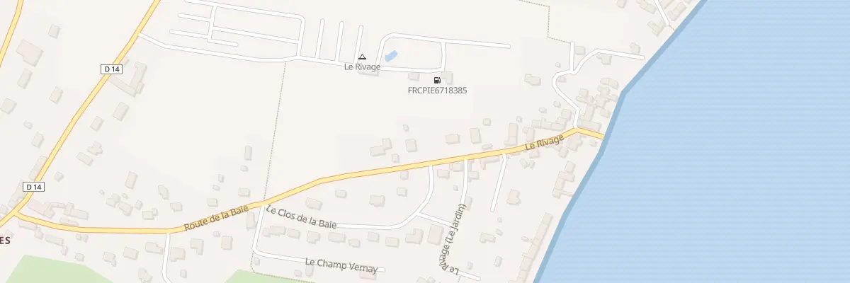 Plan du 1 Le Rivage Morsalines à Quettehou