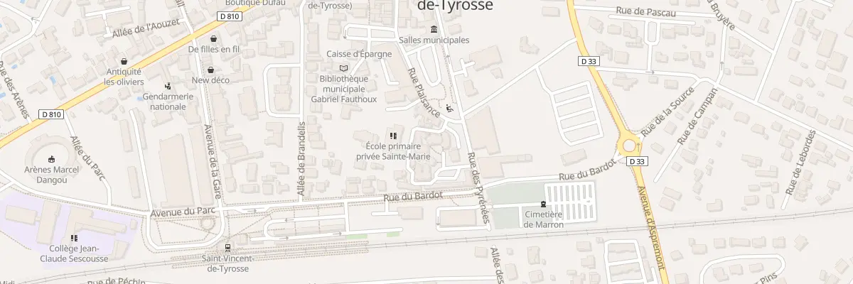 Plan du 12B Rue des Pyrénées à Saint-Vincent-de-Tyrosse