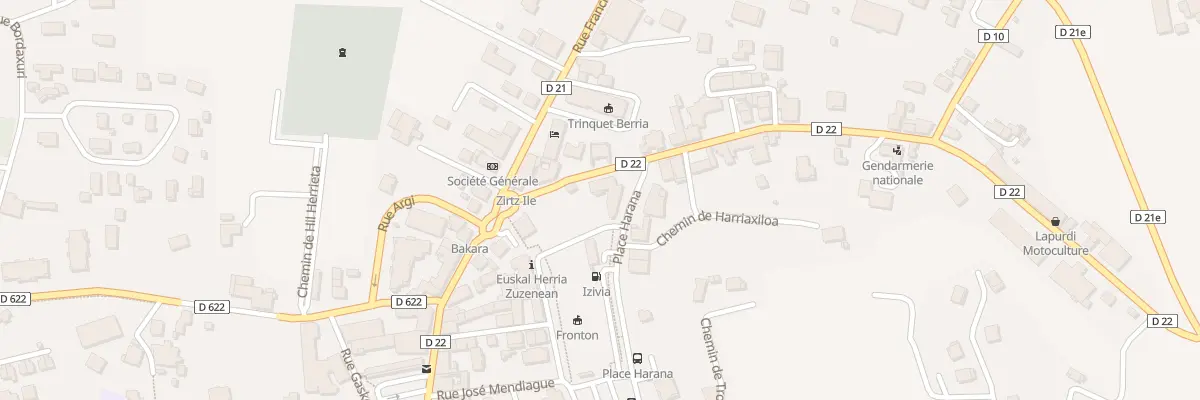 Plan du 2 Rue de Navarre à Hasparren