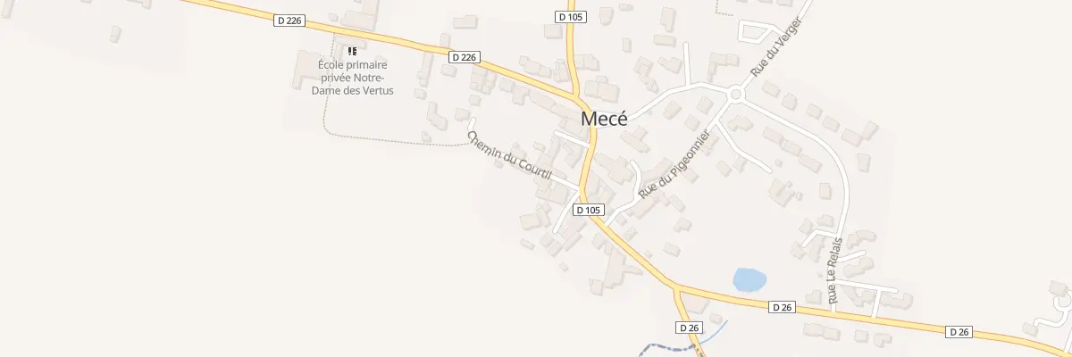 Plan du 1 Chemin du Courtil à Mecé
