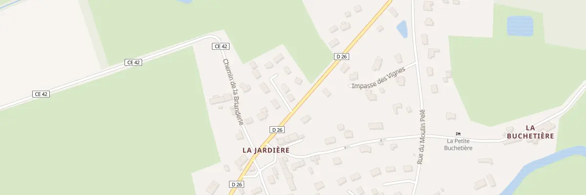 Plan du 2 Imp des Coquelicots à Riaillé