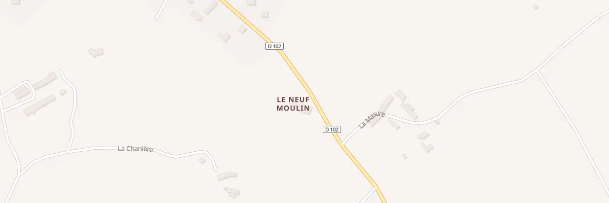 Plan du 1 Le Neuf Moulin au Lorey